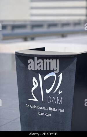 IDAM - un ristorante Alain Ducasse al mia Museum of Islamic Art, Doha QR Foto Stock