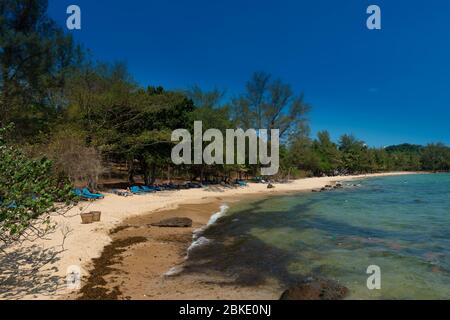 Punta settentrionale della spiaggia di Ong Lang, Phuquoc, Vietnam Foto Stock