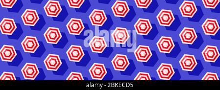 Modello a righe per ombrelloni estivi su sfondo lilla, modello creativo per tessuto, poster, vestiti o striscioni. Illustrazione Vettoriale