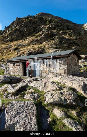 COMS de Jan rifugio di montagna (2215 m.)Canillo Parrocchia.Andorra Foto Stock