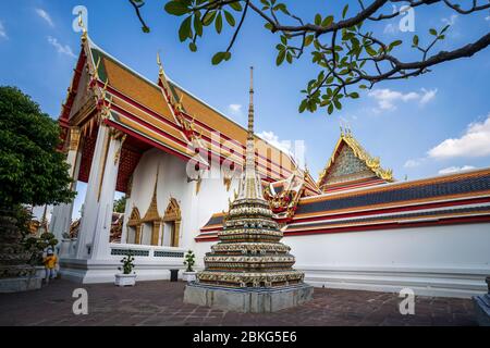 Wat Phra Chetuphon (Wat Pho) Tempio, Bangkok, Thailandia, Sud-Est Asiatico, Asia Foto Stock