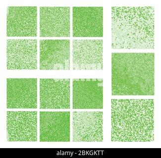 Sfondo vettoriale astratto. Mosaico con pixel luminosi. Mosaico verde Illustrazione Vettoriale