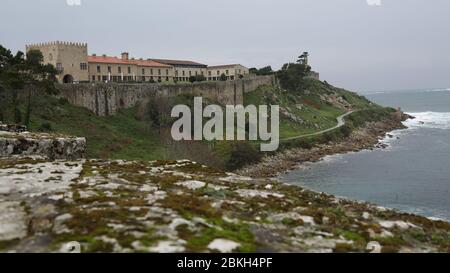 Questa foto è stata scattata a Baiona, Pontevedra, Spagna. Foto Stock