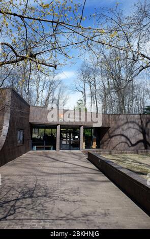 Centro visitatori di Jackey Hollow.Morristown National Historical Park.Harding Township.Morris County.New Jersey.USA Foto Stock