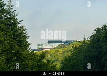 Francia, altopiano Aubrac, ristorante Michel Bras Foto Stock