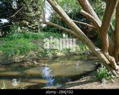 La piscina sul fiume, nel Kent e nel sud-est di Londra, Inghilterra Foto Stock