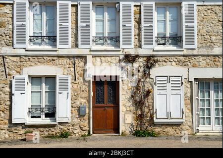 Francia, Seine et Marne, villaggio di Maincy adiacente al castello di Vaux-le-Vicomte Foto Stock