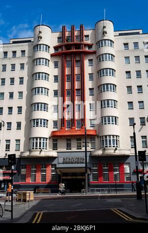 Regno Unito, Scozia, Glasgow, Sauchiehall Street, Beresford edificio facciata Foto Stock