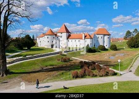 Croazia, Varazdin Contea di Varazdin, Stari Grad (Città Vecchia), il castello Foto Stock