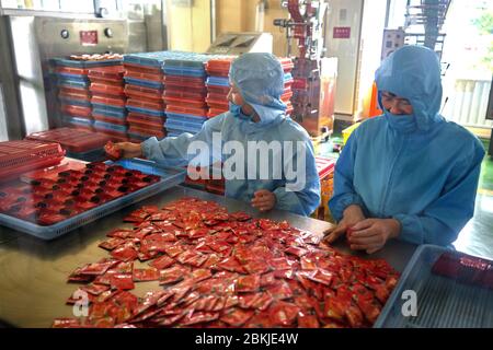 Corea del Nord, Kaesong, Kaesong Ginseng Processing Factory Foto Stock