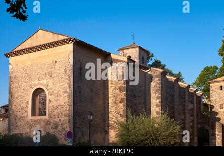 Francia, Var, Villecroze, ND des Sept douleurs Chiesa Foto Stock