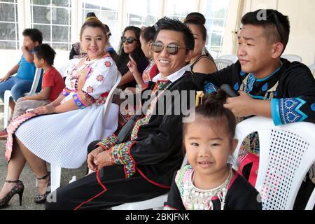 Francia, Guiana, Javouhey, Hmong Capodanno Foto Stock