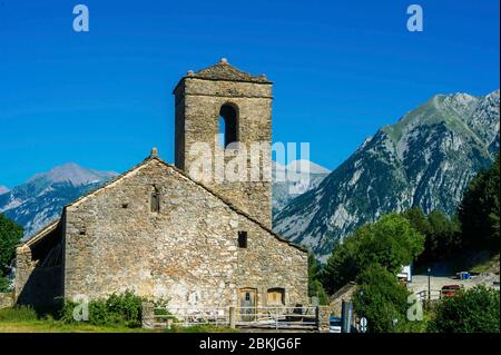 Spagna, Aragona, comarque di Sobrarbe, provincia di Huesca, Tella-Sin Foto Stock