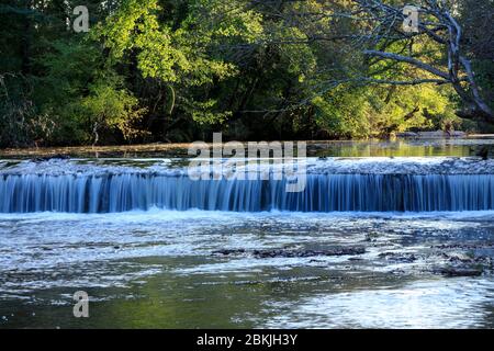 Francia, Var, Dracenie, Vidauban, Les Cascades de l'Aille Foto Stock