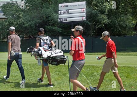 Torneo di golf classico di Mortgage Rocket a Detroit, Michigan Stati Uniti Foto Stock