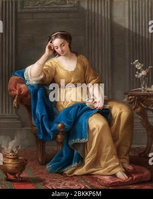 Dolce Melancholy di Joseph-Marie Vien, 1756 Foto Stock