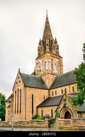 Cattedrale di Nottingham in Inghilterra Foto Stock