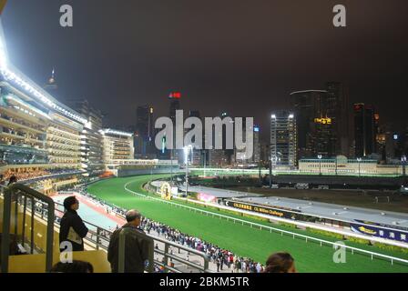 Happy Valley Racecourse Wong Nai Chung Rd, Happy Valley, Hong Kong Foto Stock