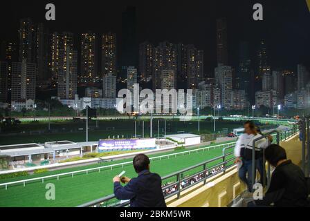 Happy Valley Racecourse Wong Nai Chung Rd, Happy Valley, Hong Kong Foto Stock