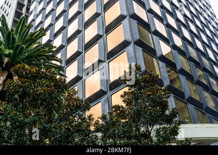 Una struttura prefabbricata in cemento a North Sydney, Australia Foto Stock