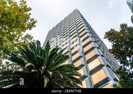 Una struttura prefabbricata in cemento a North Sydney, Australia Foto Stock