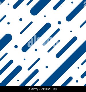 Moderno motivo senza cuciture composto da punti e linee, illustrazione vettoriale Illustrazione Vettoriale