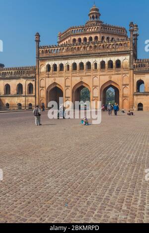 Rumi Darwaza, 1784, Lucknow, Uttar Pradesh, India Foto Stock