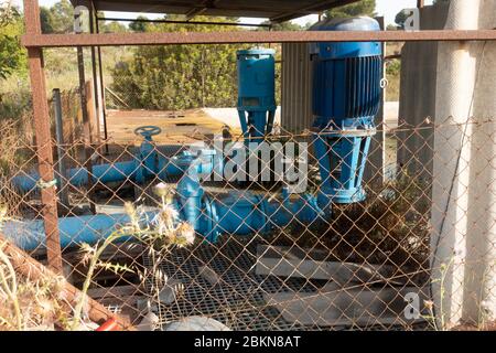pompe dell'acqua grandi Foto Stock