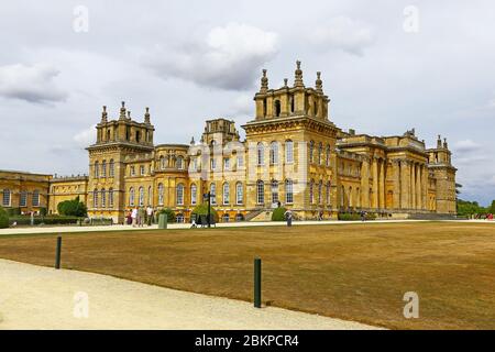 Il Palazzo di Blenheim, Woodstock, Oxfordshire, England, Regno Unito Foto Stock