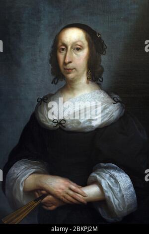 Donna di Cornelis Janssens van Ceulen 1593 – 1661 Inglese Olandese Olanda. Foto Stock