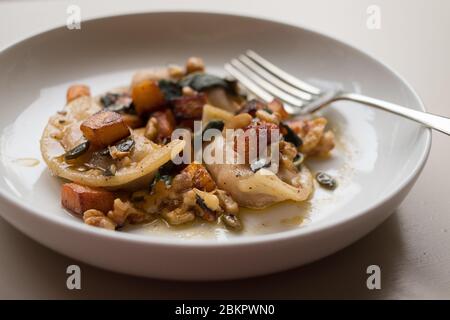 Pierogi di zucca Foto Stock