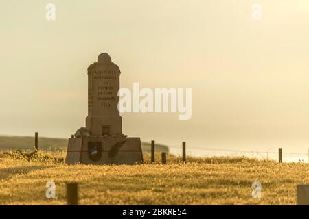 Francia, Morbihan, Saint-Pierre-Quiberon, monumento franco-americano dedicato alle madri di soldati americani che sono morti per la Francia durante la Grande Guerra (1914-1918) Foto Stock