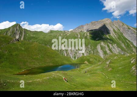 Francia, Savoia, Beaufortain, i cinque laghi, Lago Esola Foto Stock