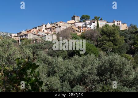 Francia, Var, le Revest les Eaux, il villaggio Foto Stock