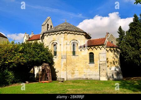 Francia, Aisne, Laon, la città alta, Cappella dell'ex Ordine dei cavalieri templari Foto Stock