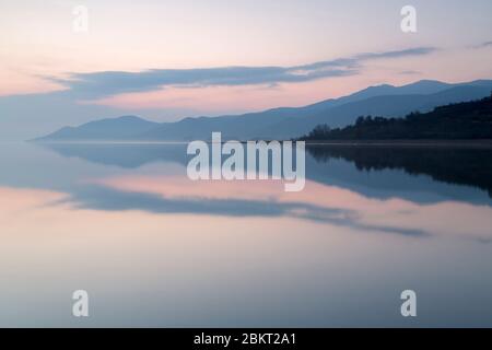 Grecia, Macedonia, lago Kerkini Foto Stock