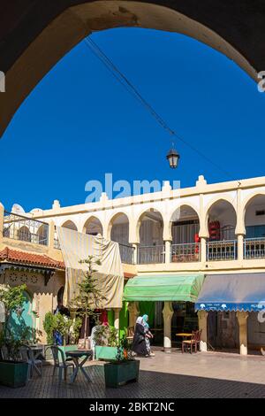 Marocco, regione di Souss-massa, Tiznit, la medina Foto Stock