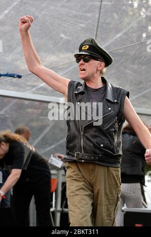 Julian Cope si esibisce al Moseley Folk Festival di Birmingham. 1 settembre 2012. Foto di Simon Hadley Foto Stock