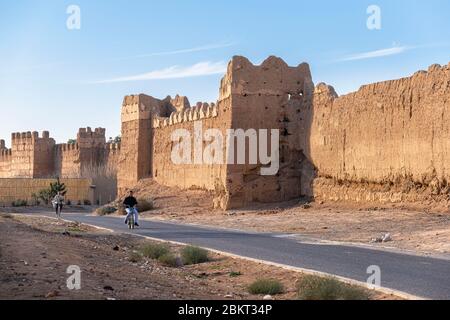 Marocco, regione di Souss-massa, Taroudant, i bastioni Foto Stock