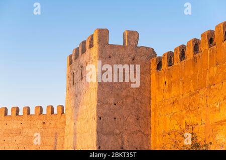 Marocco, regione di Souss-massa, Taroudant, i bastioni Foto Stock