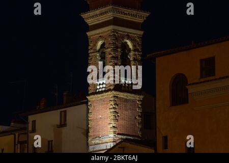 Campanile della Chiesa di San Jacopo Sopra Arno a Firenze. Foto Stock