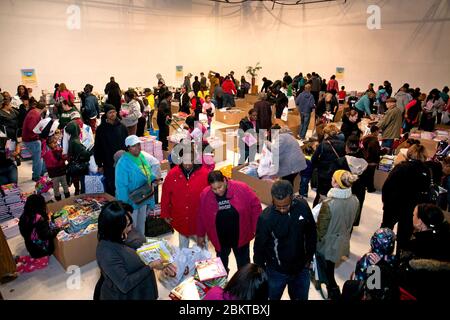 Fiera del libro della Federazione americana degli insegnanti (AFT) a Detroit, Michigan Foto Stock