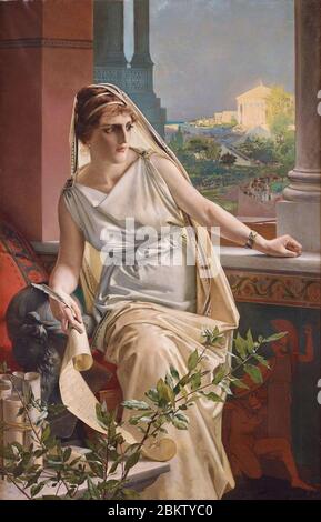 Hypatia di Julius Kronberg, 1889. Foto Stock