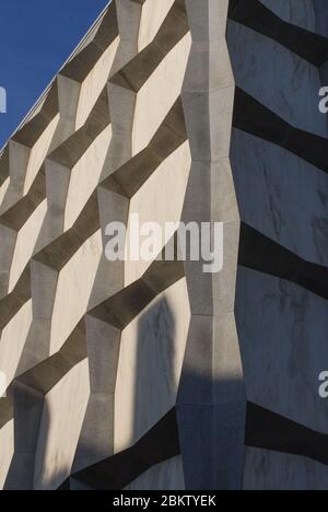 Granito marmo Beinecke raro libro & Manuscript Library 121 Wall St, New Haven, Connecticut 06511, Stati Uniti da SOM Gordon Bunshaft Foto Stock