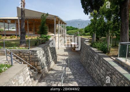 Chiesa di San Nicola il lavoratore delle meraviglie. Antica chiesa bizantina greca di San Nicola situata nella città moderna di Demre, Antalya Provincia, Turke Foto Stock