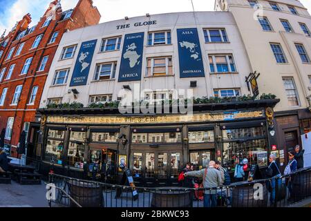 The Globe, Marylebone Road, Londra Foto Stock