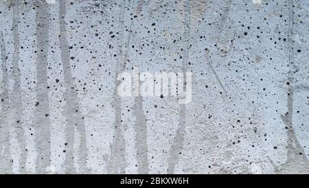 Struttura in calcestruzzo naturale e fondo di intonaco. Foto Stock