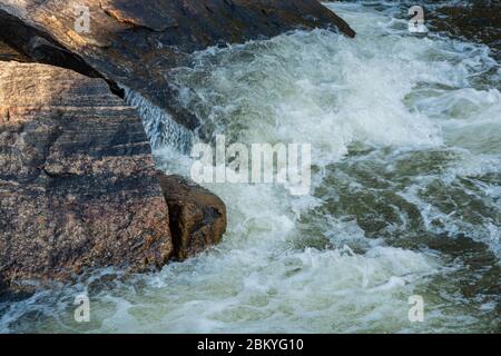 Cascate di Bala Muskoka County Ontario Canada Foto Stock