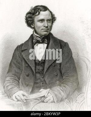 EDWARD STANLEY, 15° conte di Derby (1826-1893) statista conservatore inglese Foto Stock