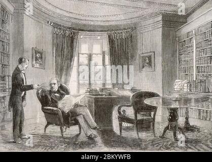 THOMAS BABINGTON MACAULAY (1800-1859) storico inglese e politico di Whig Foto Stock